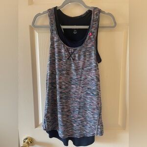 Tangerine double layer tank top • Women’s size small